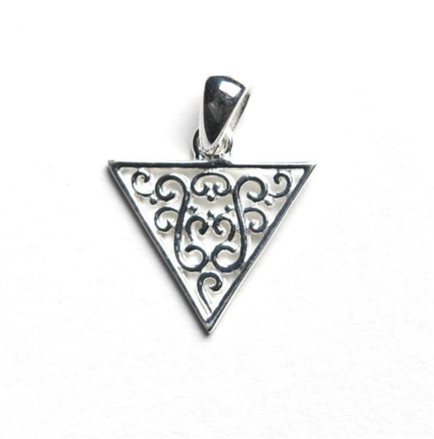 Southern Gates Sterling Silver Triangle Pendant