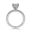 Gabriel & Co. Logan - 14K White Gold Round Diamond Engagement Ring Mounting