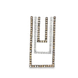 White 10 Karat Nested Rectangular Diamond Pendant Necklace Estate Jewelry 81 1.21tw Round Chocolate Diamonds
39 0.58tw Round Diamonds Gram Weight: 5.6