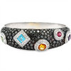 Estate Edouard Nahum Diamond and Gemstone Bracelet