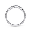 Gabriel & Co. 14K White Gold Diamond Matching Wedding Band