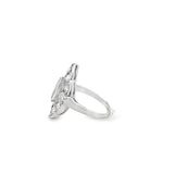 Antique Marquise Diamond Halo Ring
