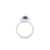 Tanzanite 14 Karat White Fashion Ring