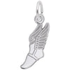 Rembrandt Charms Winged Shoe Charm Sterling Silver
