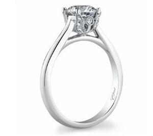 Coast Diamond Solitaire with Fancy head Engagement Ring