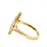 Lapis 14 Karat Yellow Fashion Ring