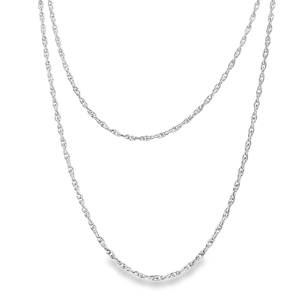 Estate Sterling Silver  Rope Chain