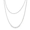 Estate Sterling Silver  Rope Chain