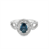 Estate Le Vian Oval Sapphire Double Halo Fashion Ring