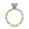 Gabriel & Co. Sadie - 14K Yellow Gold Round Diamond Engagement Ring Mounting