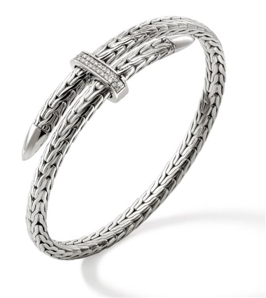 John Hardy Spear Bypass Flex Cuff Bracelet