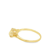 Yellow 14 Karat 6 Prong Pearl Ring Estate Jewelry Size 7 one = 6.67x5.