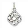 Sterling Silver Antiqued Celtic Knot Charm/Pendant