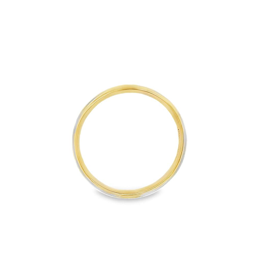 Two-tone 18 Karat/Platinum 6mm Wedding Band