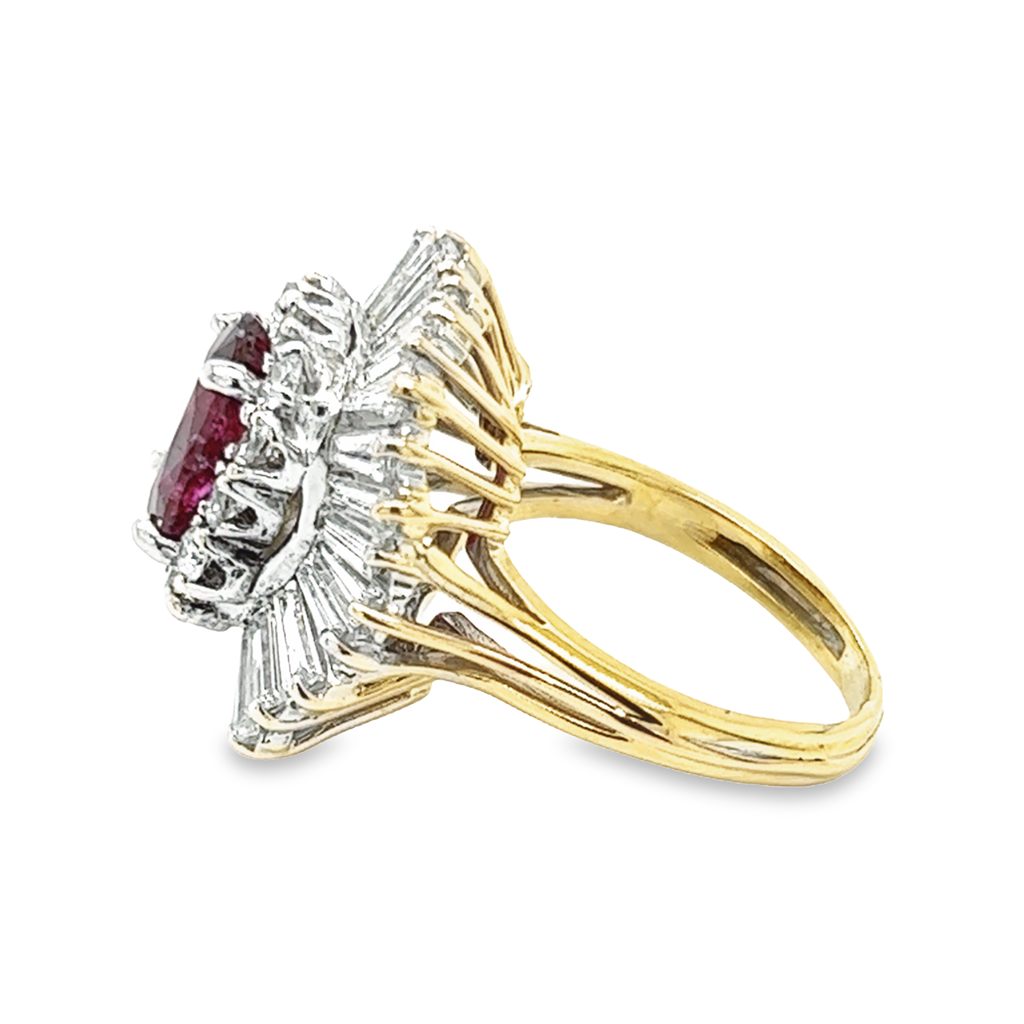 Estate Ruby Ballerina Ring