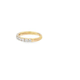 Lady's Yellow 14 Karat Half Anniversary Wedding/Anniversary Ring Size
