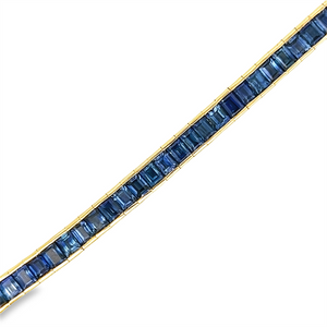 Estate Blue SapphireTennis Bracelet