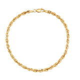 Yellow Gold Rope Bracelet