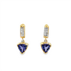 Trillian Tanzanite & Diamond Earrings