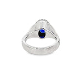 Ceylon Sapphire and Diamond Ring
