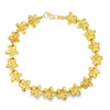 Yellow 14 Karat Satin/Diamond