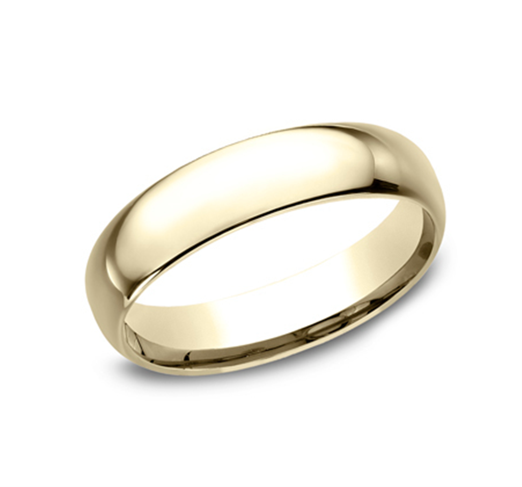 Gold Wedding Bands  -  Men'