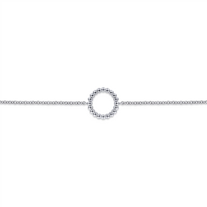 Gabriel & Co. Fashion 925 Sterling Silver Bujukan Circle Chain Bracelet