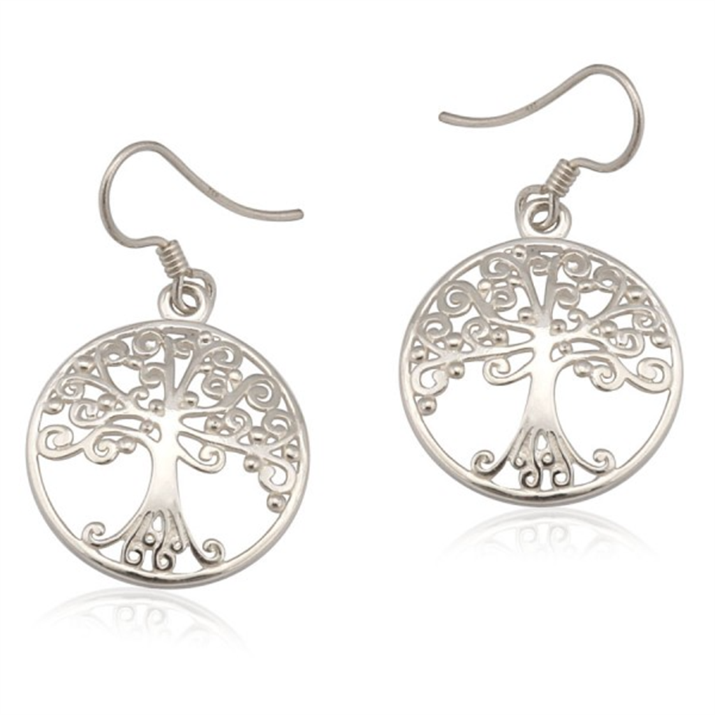 Southern Gates Sterling Silver Tree of Life Earrings