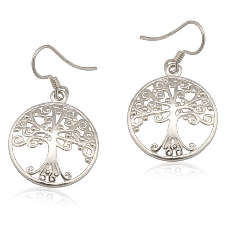 Southern Gates Sterling Silver Tree of Life Earrings