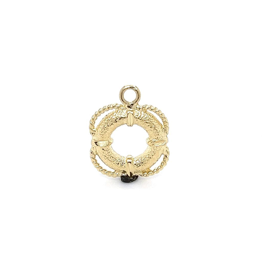 Yellow 14 Karat Life Preserver Charm