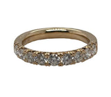Lady's Yellow Polished 18 Karat Prong Set Wedding/Anniversary Ring