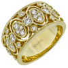 Lady's Yellow 18 Karat Band Fashion Ring