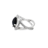 Estate David Yurman Black Onyx Infinity Ring