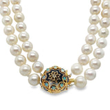 Estate Double Strand Akoya Pearl Necklace