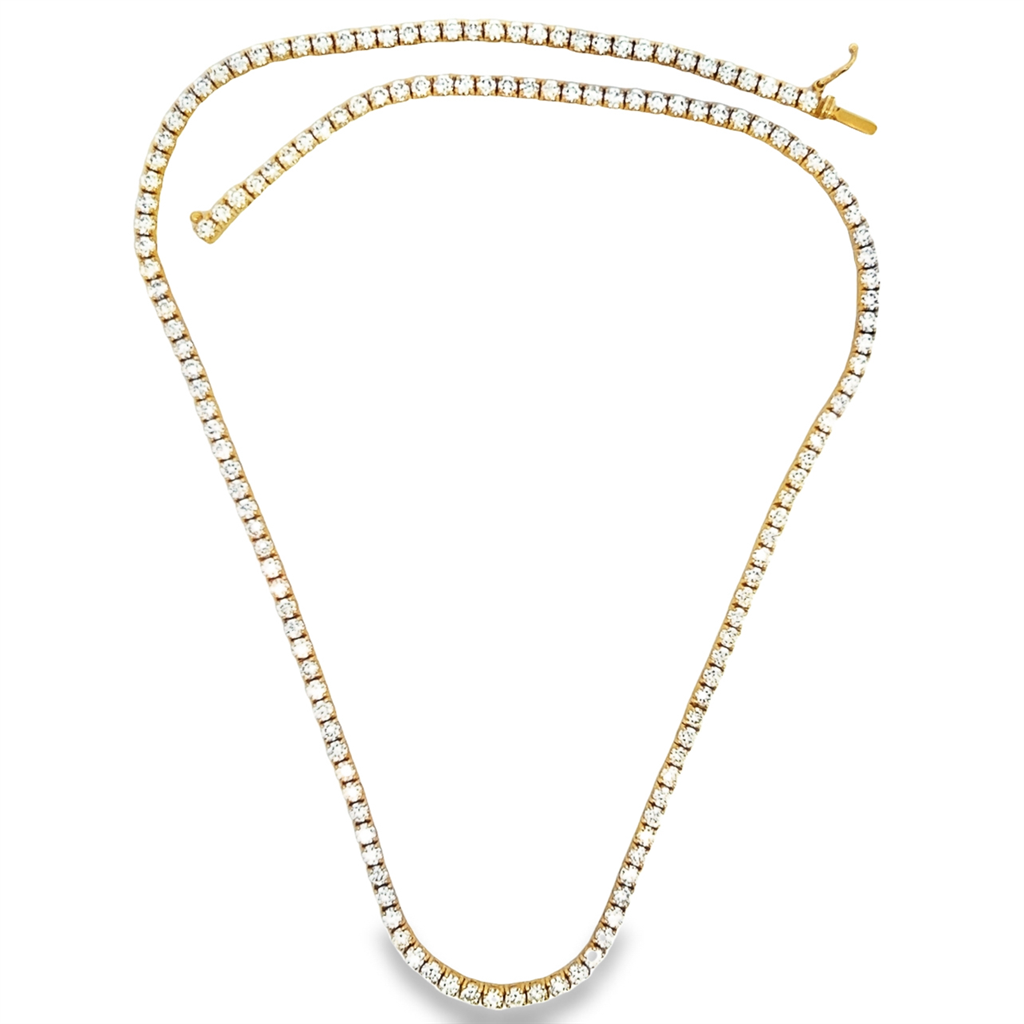 Estate Diamond Tennis Necklace