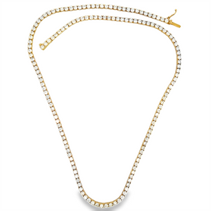 Estate Diamond Tennis Necklace