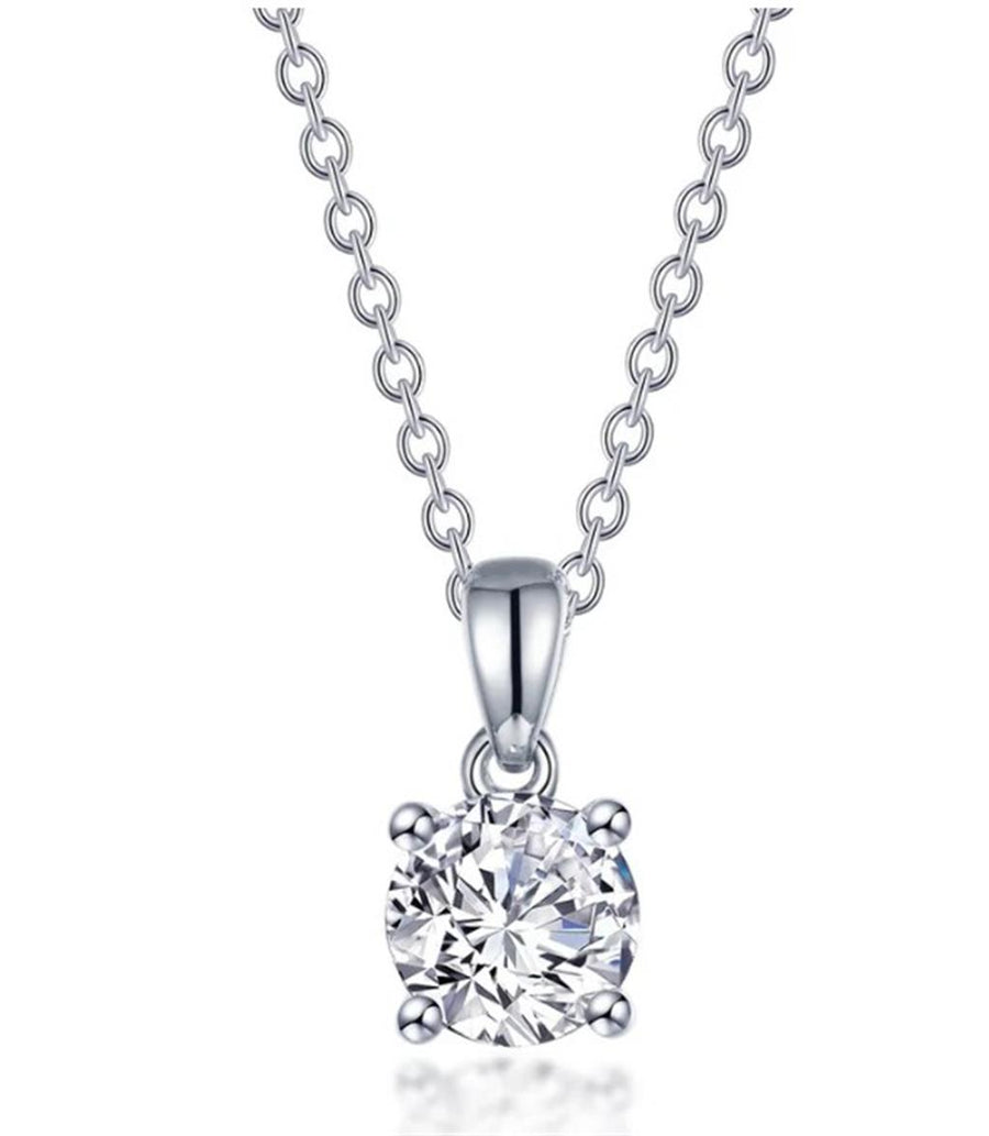Lafonn Sterling Silver 4 Prong Solitaire