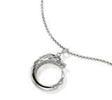 John Hardy Naga Pendant Adjustable Rolo Chain Necklace