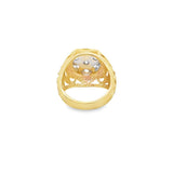 Filigree Cluster Diamond Ring