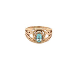 Le Vian Oval Pariaba and Diamond Ring