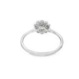 Peridot 14 Karat White Fashion Ring