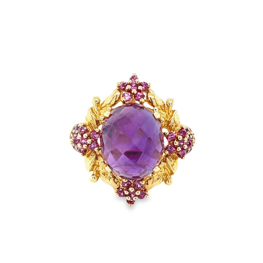 Yellow 14 Karat Meda Jewelry Vintage Fashion Ring