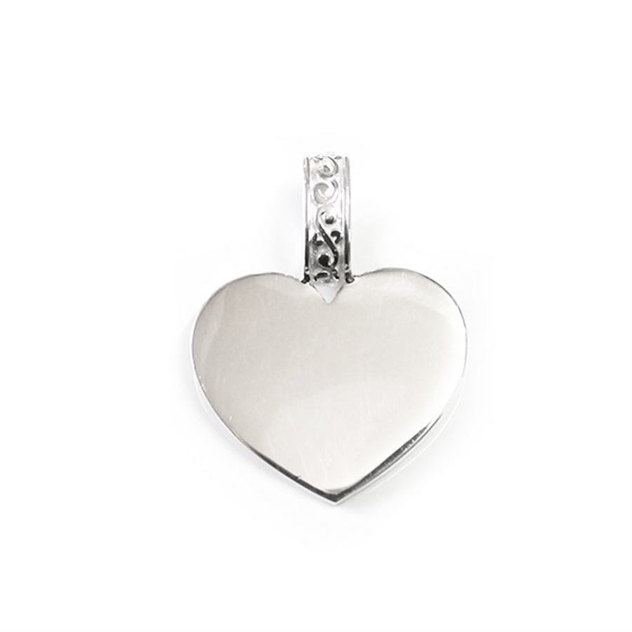 Southern Gates Engravable Heart Pendant