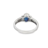 Sapphire 14 Karat White Fashion Ring