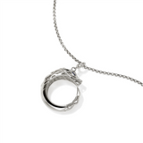 John Hardy Naga Necklace with Sapphire Eyes