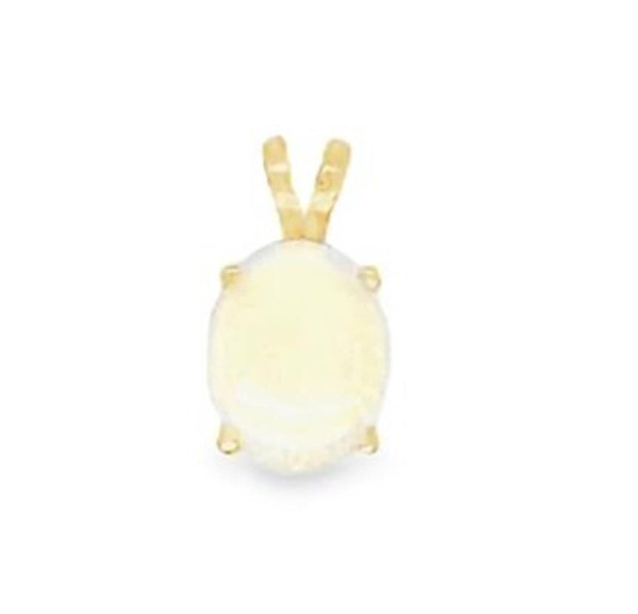 Yellow 14 Karat Oval Basket Pendant With Rabbit Ear Bail Estate Jewelr