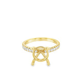 Nelson Straight Diamond Ring Mounting