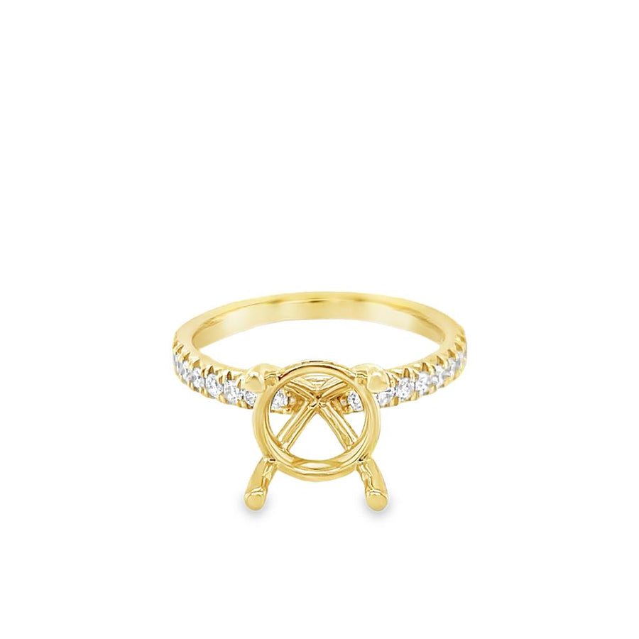 Nelson Straight Diamond Ring Mounting