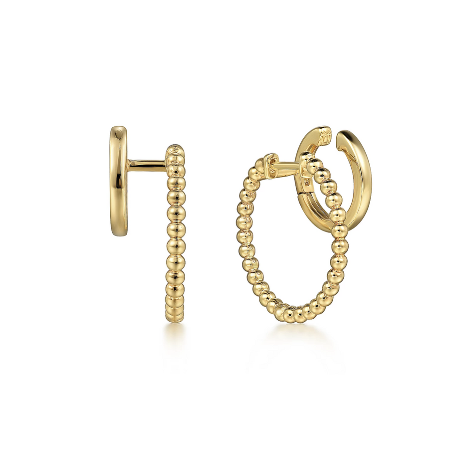 Gabriel & Co. Fashion 14K Yellow Gold Bujukan Hoop Ear Cuffs