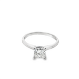 Princess Cut Diamond Solitaire